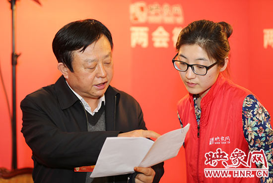 全國人大代表喬彬接受映象網(wǎng)采訪。