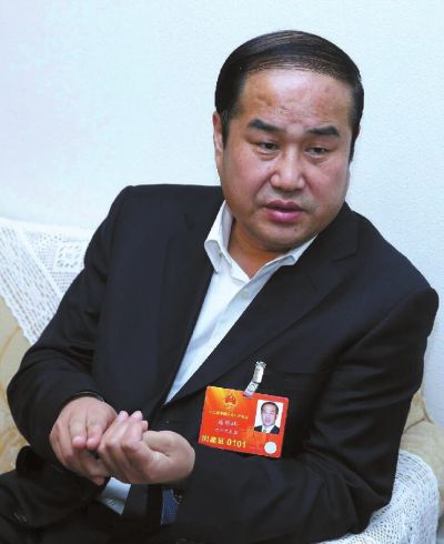 保定市長馬譽峰。資料圖片