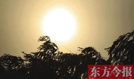 五月十四日，傍晚時(shí)分，鄭州的天空再次被沙塵遮蓋