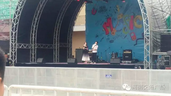 河南交通廣播主持人佳音、彎彎、朱浩都登上了優(yōu)放舞臺(tái)，優(yōu)放，交廣在這里！