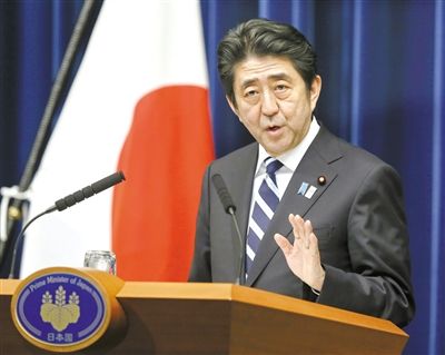  日本首相安倍晉三。