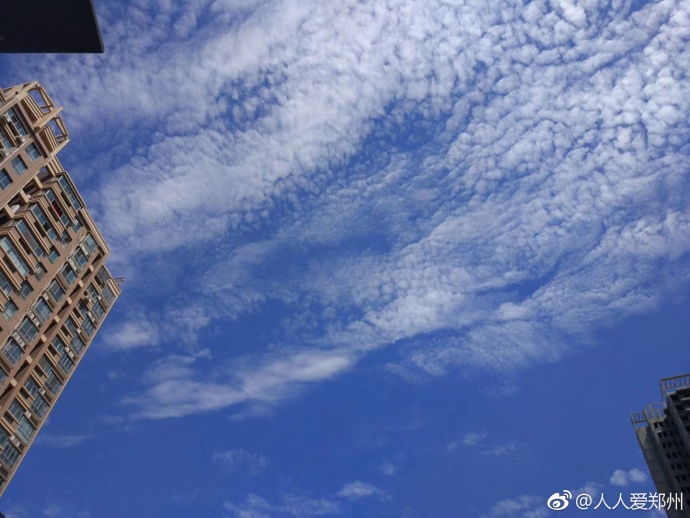 又被鄭州的藍(lán)天刷屏！隨便一拍就是手機(jī)壁紙