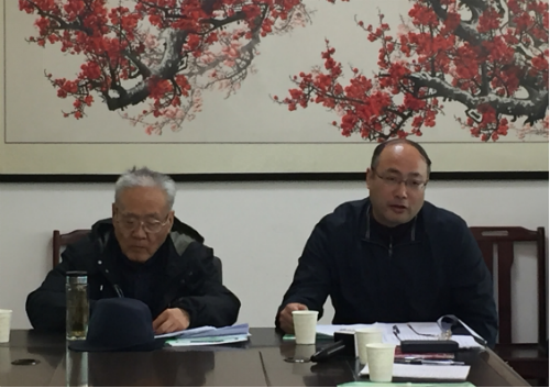（左：原周口地區(qū)常委秘書長梁祖靈 ；右：鄲城縣委常委組織部長侯磊 ）