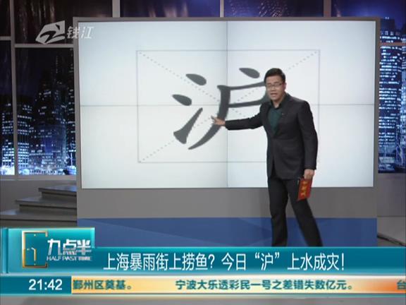 上海暴雨街上能撈魚？